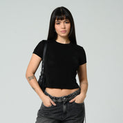 BLUSA AJUSTADA CORTA MANGA CORTA STOP