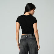 BLUSA AJUSTADA CORTA MANGA CORTA STOP