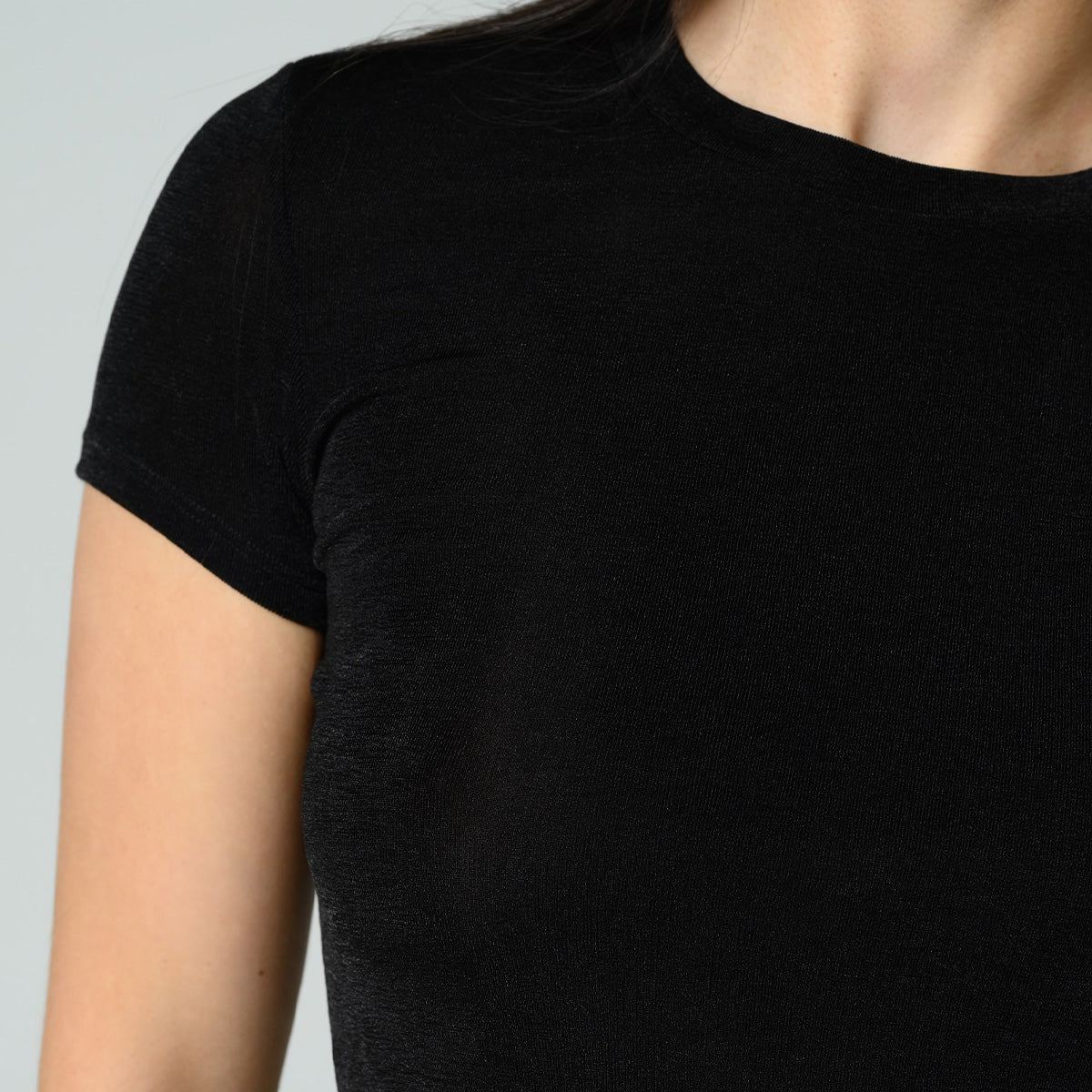 BLUSA AJUSTADA CORTA MANGA CORTA STOP