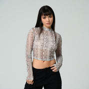 BLUSA AJUSTADA LARGA MANGA LARGA WISHES