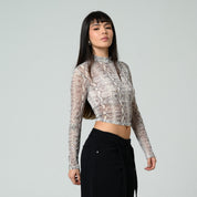BLUSA AJUSTADA LARGA MANGA LARGA WISHES