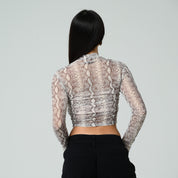 BLUSA AJUSTADA LARGA MANGA LARGA WISHES