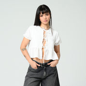 BLUSA AMPLIA LARGA MANGA CORTA ZAT