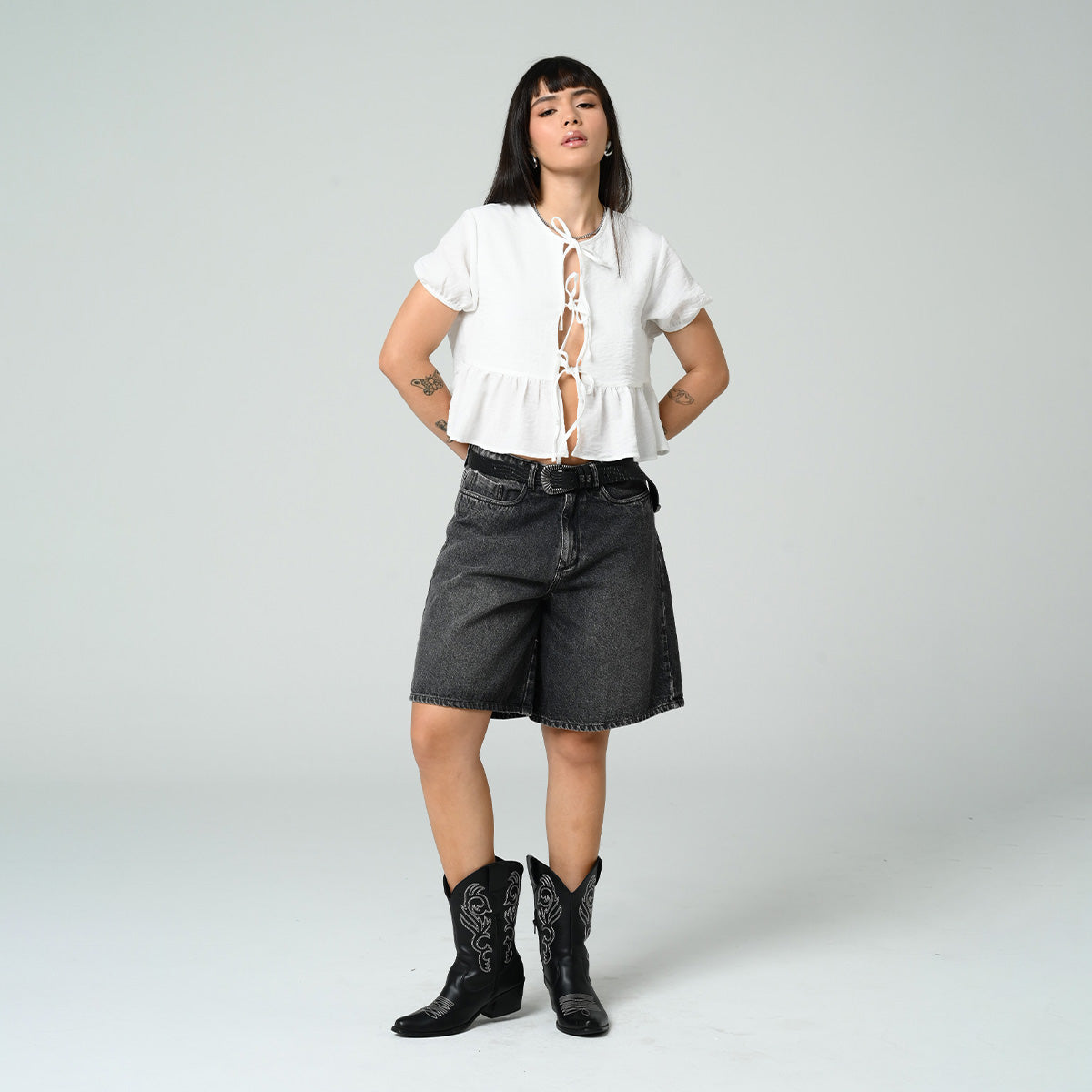 BLUSA AMPLIA LARGA MANGA CORTA ZAT