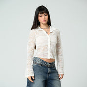 BLUSA AJUSTADA LARGA MANGA LARGA ZOLA