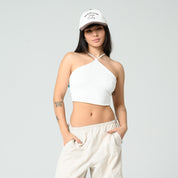 BLUSA AJUSTADA CORTA TIRAS ENRE