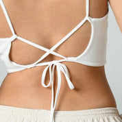 BLUSA AJUSTADA CORTA TIRAS ENRE