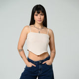BLUSA AJUSTADA LARGA TIRAS LORE