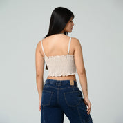 BLUSA AJUSTADA LARGA TIRAS LORE