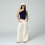 BLUSA AJUSTADA LARGA MANGA SISA PELI