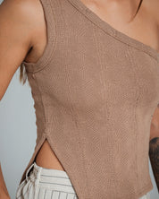 BLUSA AJUSTADA LARGA MANGA SISA NASGA