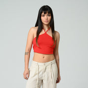 BLUSA AJUSTADA CORTA TIRAS RELS