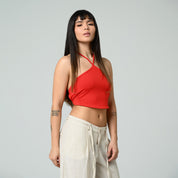 BLUSA AJUSTADA CORTA TIRAS RELS