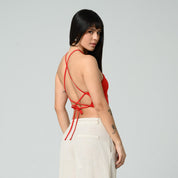 BLUSA AJUSTADA CORTA TIRAS RELS