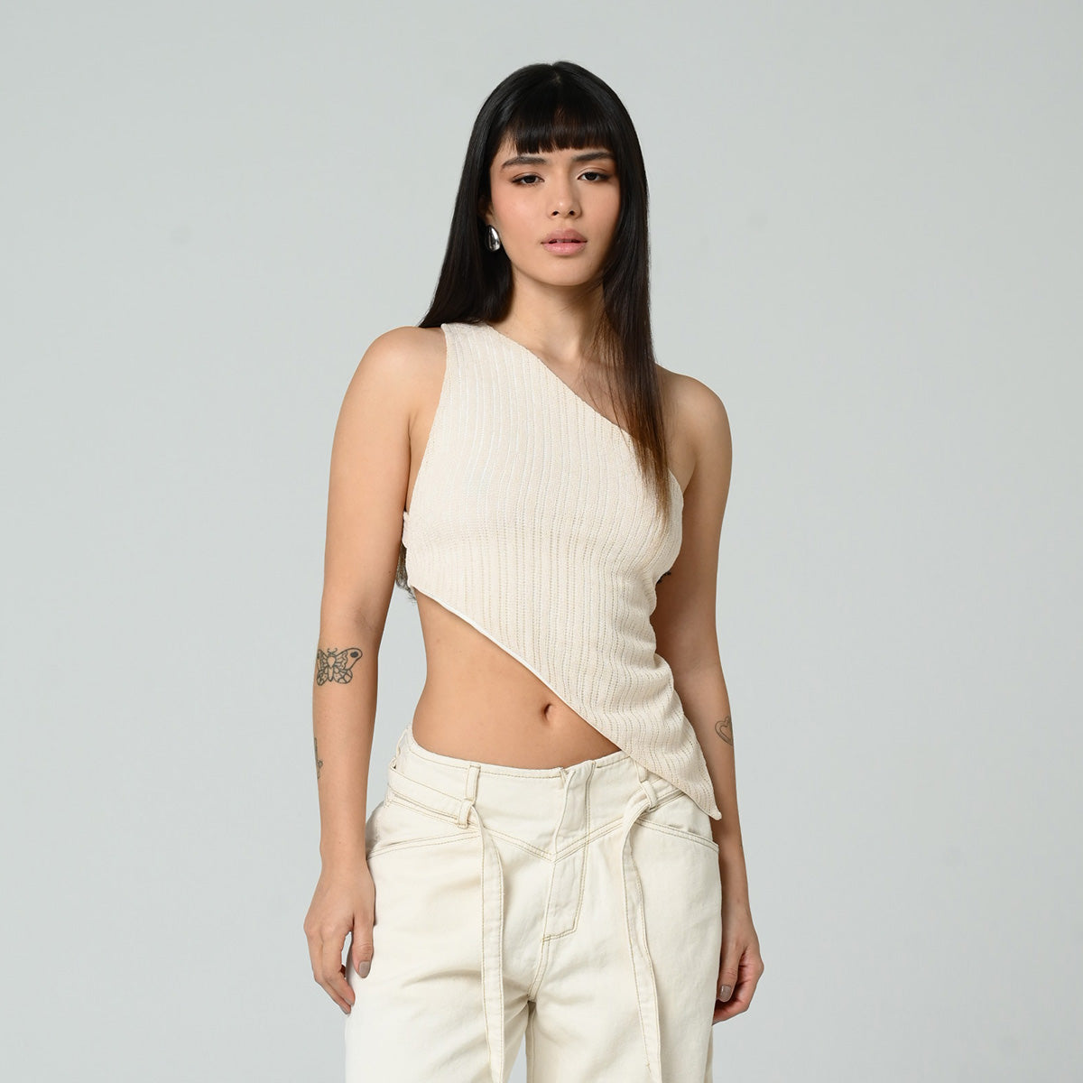 BLUSA AJUSTADA LARGA MANGA SISA LADRE