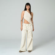 BLUSA AJUSTADA LARGA MANGA SISA LADRE