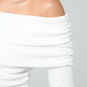 BLUSA AJUSTADA LARGA MANGA LARGA NOMAI