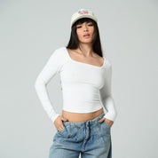 BLUSA AJUSTADA LARGA MANGA LARGA RORYS