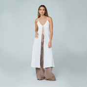BLUSA LARGO MIDI BLANCO