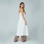 BLUSA LARGO MIDI BLANCO
