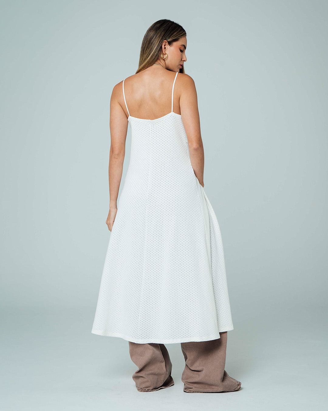 BLUSA LARGO MIDI BLANCO