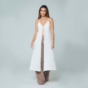 BLUSA LARGO MIDI BLANCO