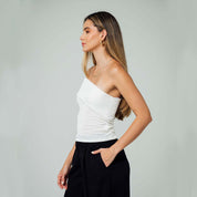 BLUSA AJUSTADA CORTA SHOULDERLESS SIDNY