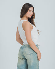 BLUSA SEMI AMPLIA MANGA SISA SHIRE