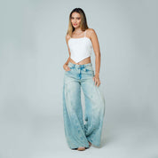 BLUSA AJUSTADA CORTA TIRAS CAIRO