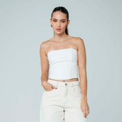 BLUSA AJUSTADA LARGO MEDIO STRAPLESS NAR