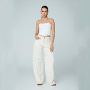 BLUSA AJUSTADA LARGO MEDIO STRAPLESS NAR