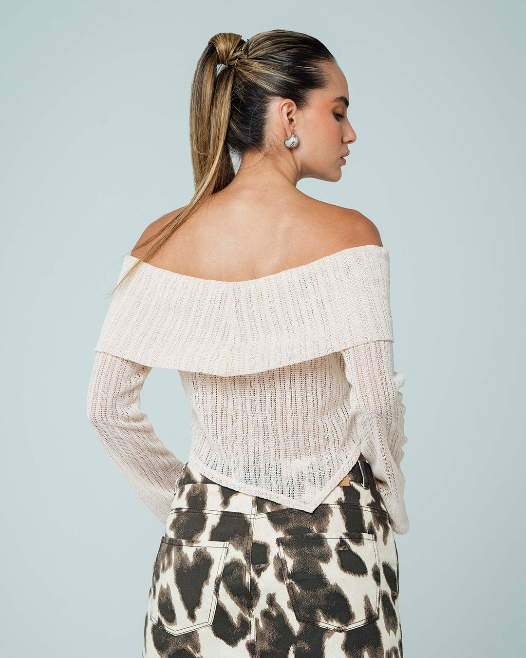 BLUSA SEMI AJUSTADA MANGA LARGA KAHLO