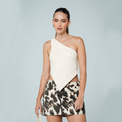 BLUSA SEMI AJUSTADA TIRAS SANDRO