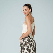 BLUSA SEMI AJUSTADA TIRAS SANDRO