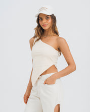 BLUSA SEMI AJUSTADA TIRAS SANDRO