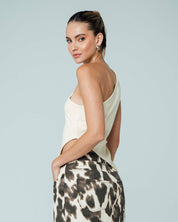 BLUSA SEMI AJUSTADA TIRAS SANDRO