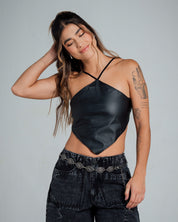 BLUSA SEMI AJUSTADA TIRAS LAPLEN