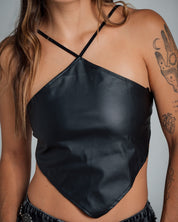 BLUSA SEMI AJUSTADA TIRAS LAPLEN