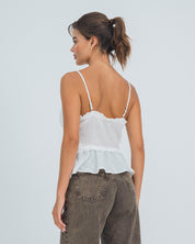 BLUSA SEMI AJUSTADA TIRAS URBINO