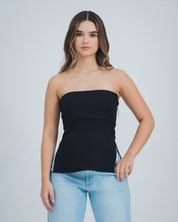BLUSA AJUSTADA LARGA STRAPLESS MIRTI
