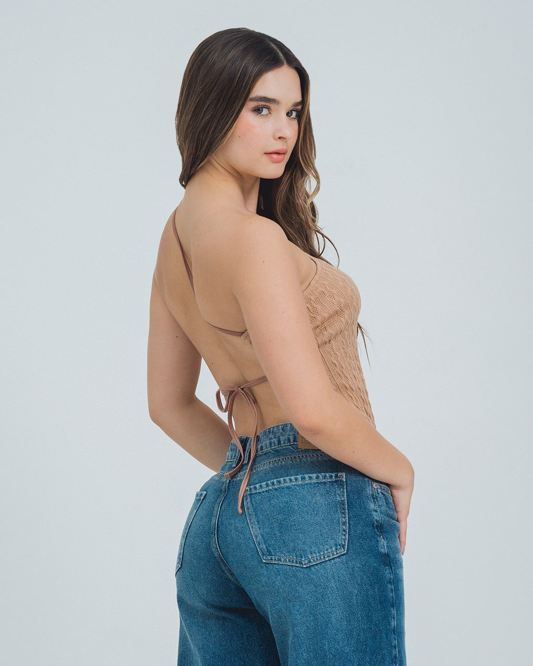 BLUSA AJUSTADA LARGA MANGA SISA ARICA