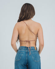 BLUSA AJUSTADA LARGA MANGA SISA ARICA