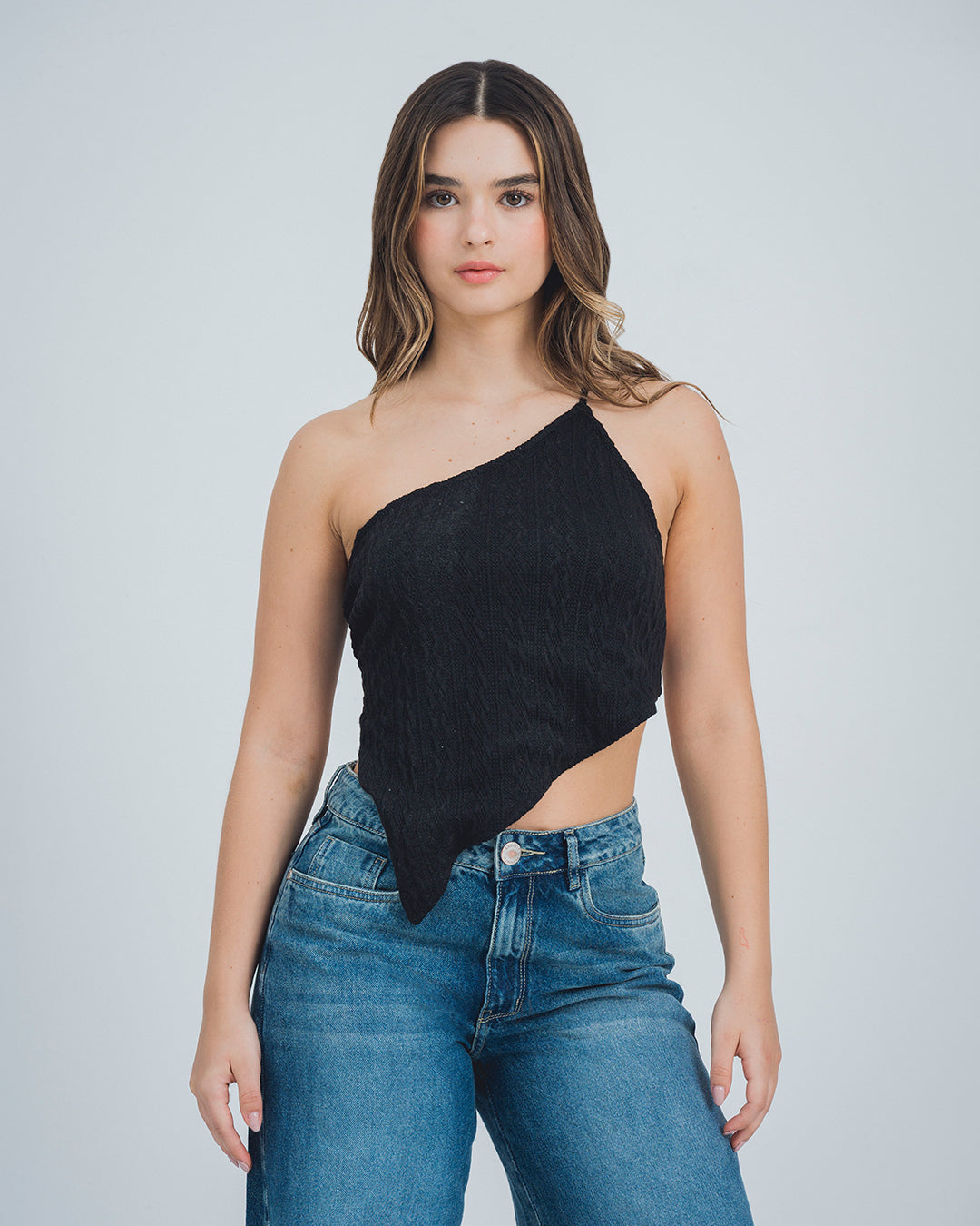 BLUSA AJUSTADA LARGA MANGA SISA TICIA