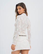 BLUSA AJUSTADA MANGA LARGA NAUPLI