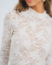 BLUSA AJUSTADA MANGA LARGA NAUPLI