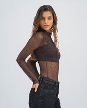 BLUSA AJUSTADA MANGA LARGA PARDI