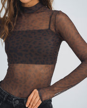 BLUSA AJUSTADA MANGA LARGA PARDI