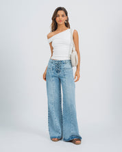 BLUSA AJUSTADA MANGA CORTA PRISCI