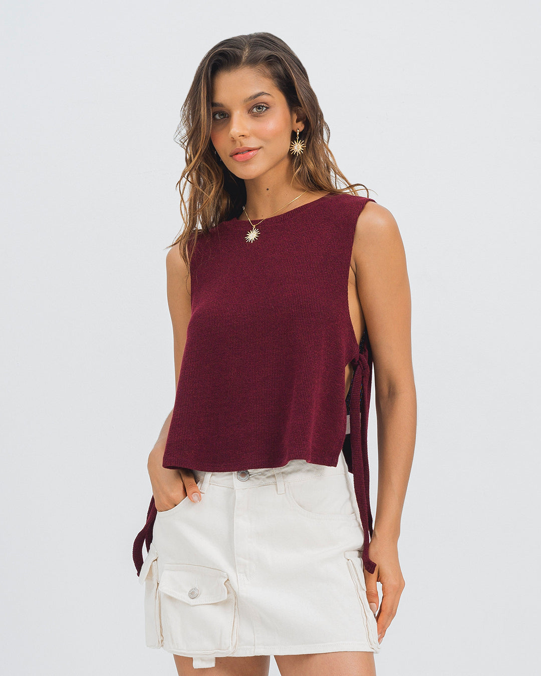 BLUSA SEMI AMPLIA MANGA SISA LOGAN