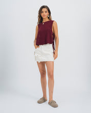 BLUSA SEMI AMPLIA MANGA SISA LOGAN